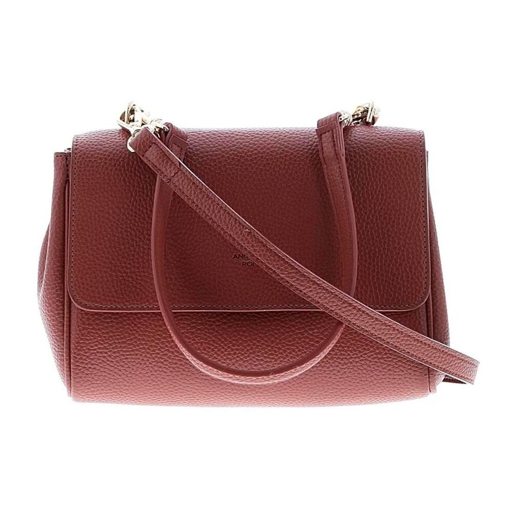 Angela roi brown leather crossbody